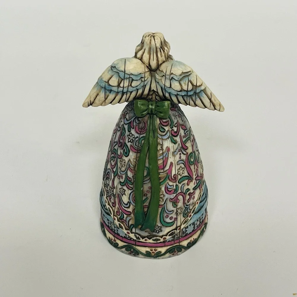 Jim Shore Landscape Sleeps Christmas Angel Figurine Statue Enesco 2004 #117677